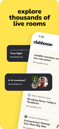 Clubhouse screenshot