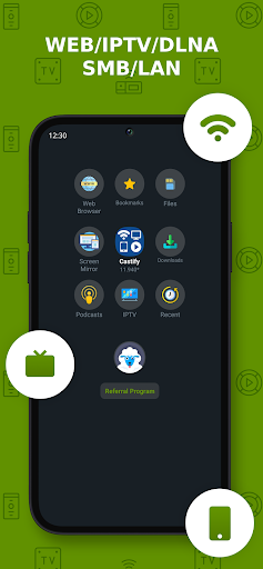 Cast to TV+ Chromecast Roku TV screenshot