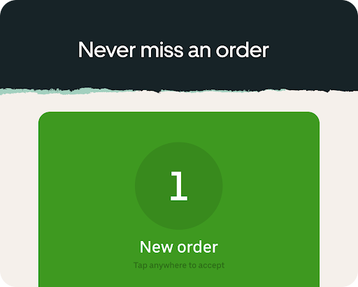 Uber Eats Order Manager screenshot