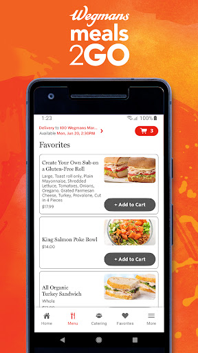 Wegmans Meals 2GO screenshot