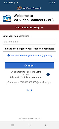 VA Video Connect screenshot