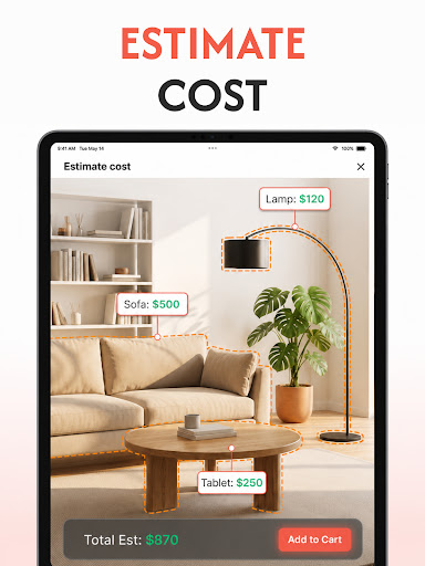 SnapHome: AI Interior Design screenshot