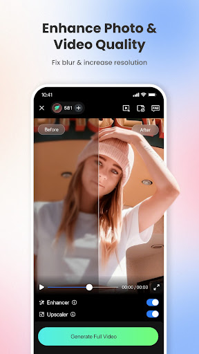 Fotor–AI Photo Editor&Enhancer screenshot