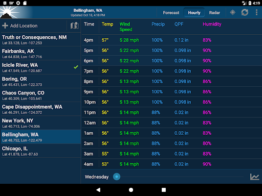NOAA Weather Unofficial (Pro) screenshot