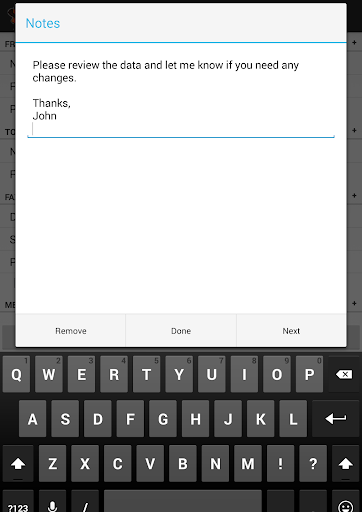FaxCover Pro Create Cover Page screenshot