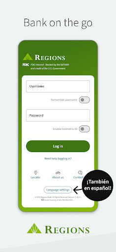 Regions Bank screenshot