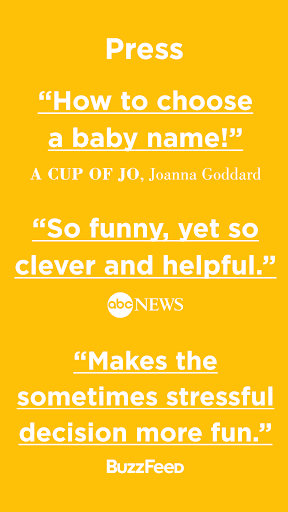 Babyname screenshot