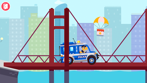 Dinosaur Police Car Games kids screenshot
