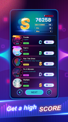 Rolling Music Ball: EDM Rush screenshot