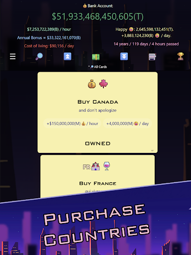 Idle Trillionaire: Money Game screenshot
