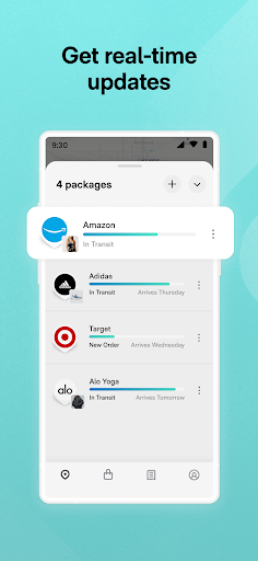 Route: Package Tracker screenshot