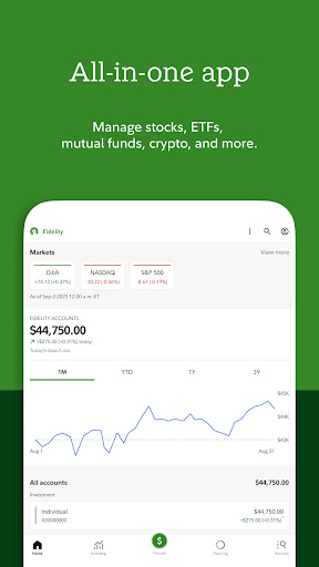 Fidelity Investments screenshot