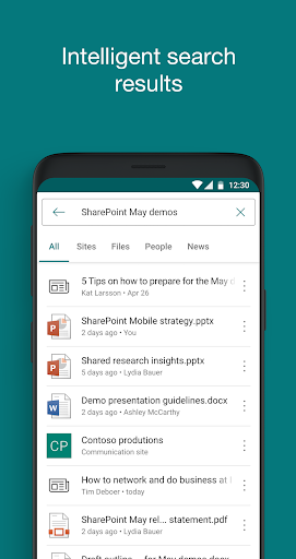 Microsoft SharePoint screenshot