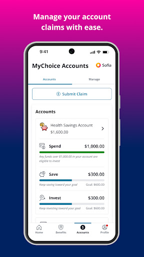 MyChoice Benefits screenshot