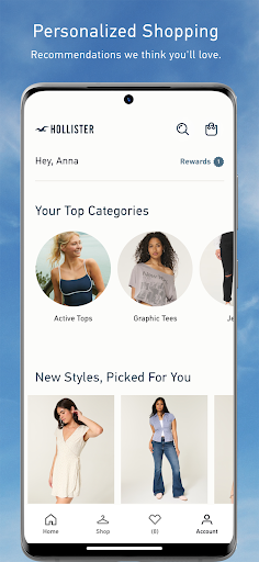 Hollister Co. screenshot