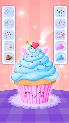 Unicorn Cake Cooking Games 2-6 screenshot