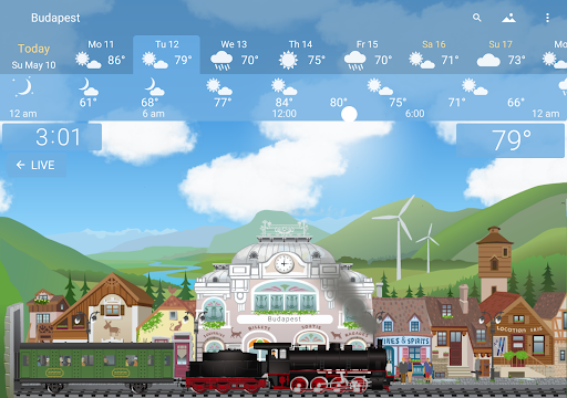 YoWindow Weather and wallpaper screenshot