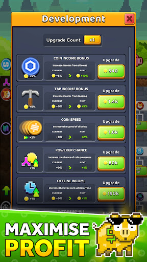Bitcoin Miner Idle Tycoon Game screenshot