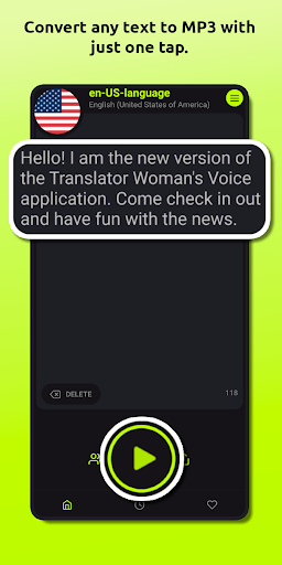 Translator Woman's Voice - TTS screenshot