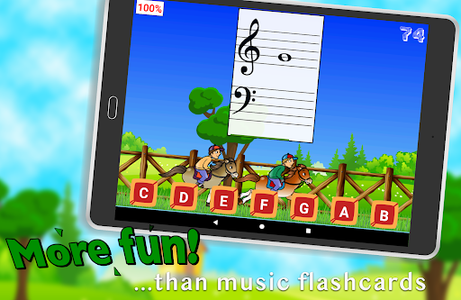 Flashnote Derby- music notes! screenshot