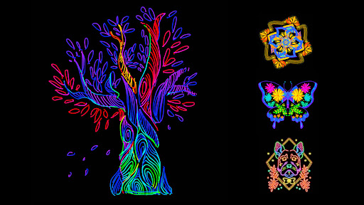 Doodle Master - Glow Art screenshot