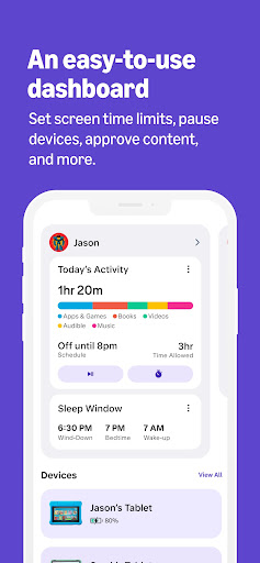 Amazon Kids Parent Dashboard screenshot