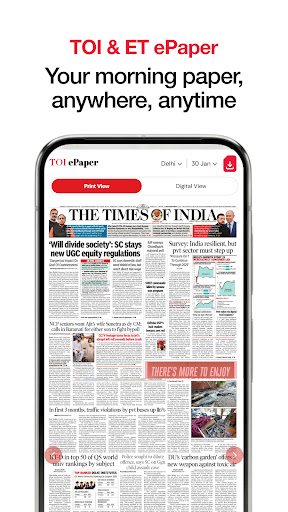 TOI English Breaking News App screenshot