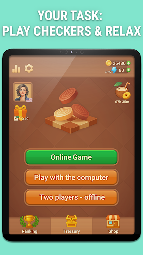 Checkers Online screenshot