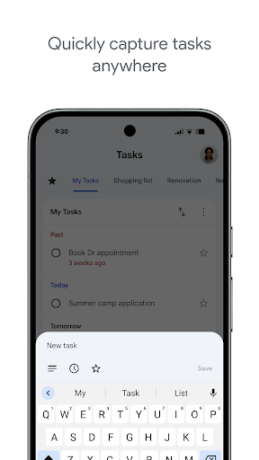 Google Tasks screenshot