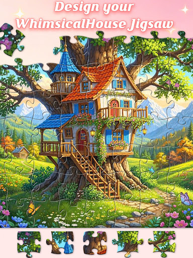 Whimsical House Jigsaw screenshot