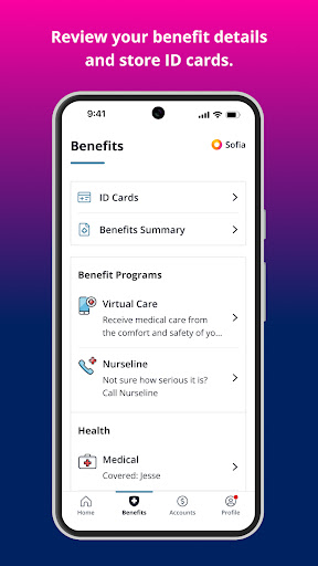 MyChoice Benefits screenshot