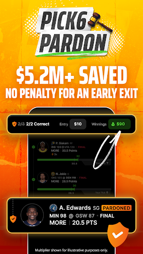 Pick6 DraftKings Sports Picks screenshot