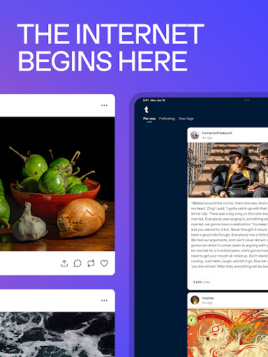 Tumblr: Social Media & Art screenshot