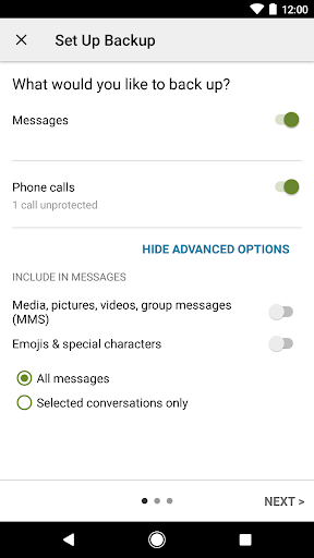 SMS Backup & Restore screenshot
