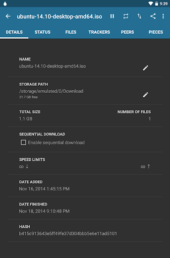 Flud+ screenshot