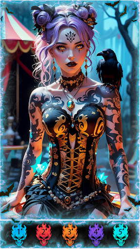 Dark, Horror Color by Number screenshot