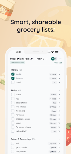 Kitcha: Recipe & Meal Planner screenshot