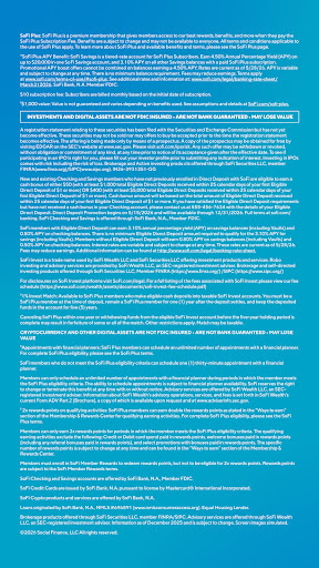 SoFi: Bank, Investing & Crypto screenshot