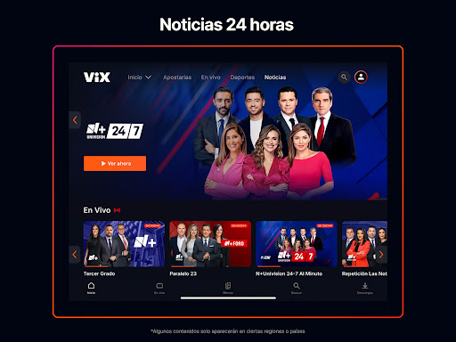 ViX: TV, Deportes y Noticias screenshot