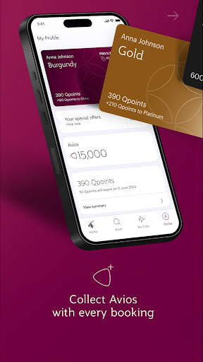 Qatar Airways screenshot
