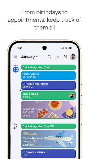 Google Calendar screenshot