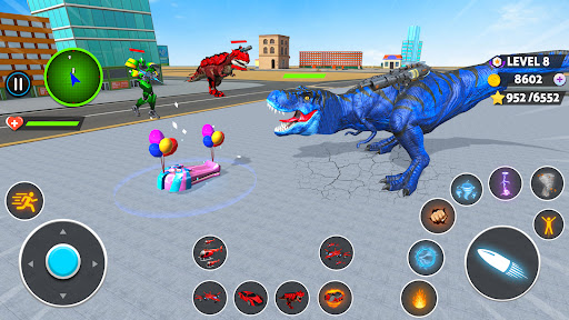 Dino Transform Robot Games screenshot