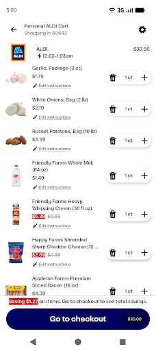 ALDI Grocery Pickup & Delivery screenshot