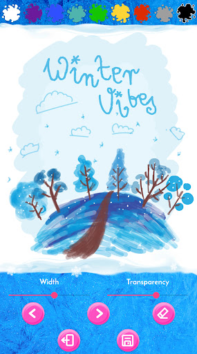 Winter Princess Diary: Lock screenshot