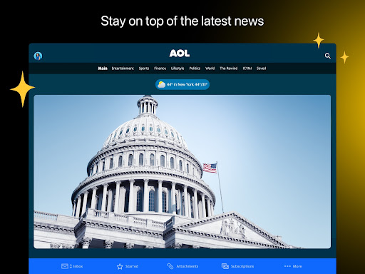 AOL: Email News Weather screenshot