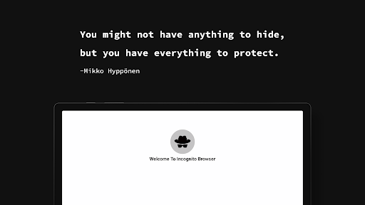Incognito Browser - Go Private screenshot