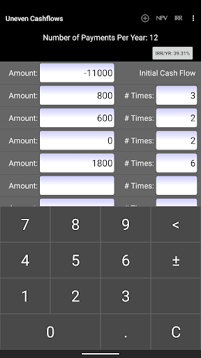 10bii Financial Calculator screenshot