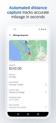 SAP Concur screenshot