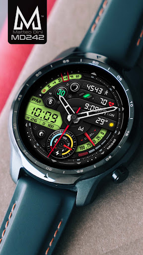 MD242 Hybrid watch face screenshot