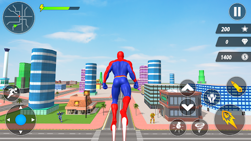 Spider Robot Hero Car Games screenshot